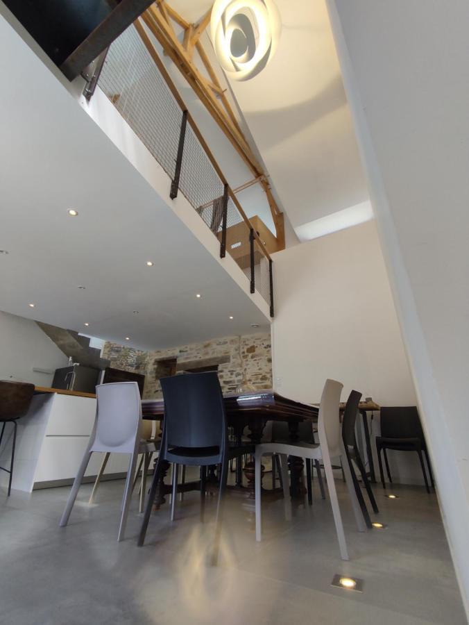 Conviviale - Longere Lumineuse - Charme & Nature Bains-sur-Oust Luaran gambar